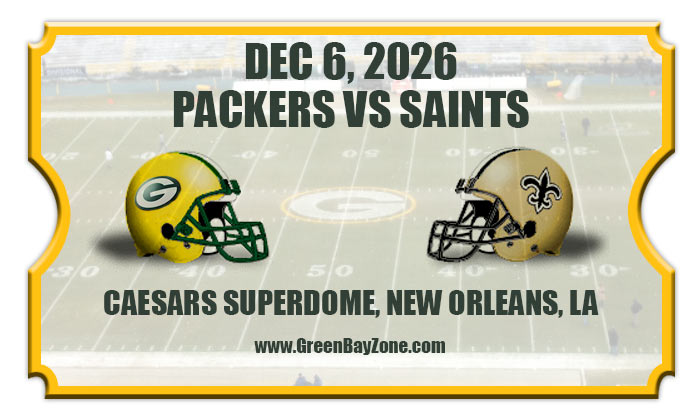 2026 Packers Vs Saints